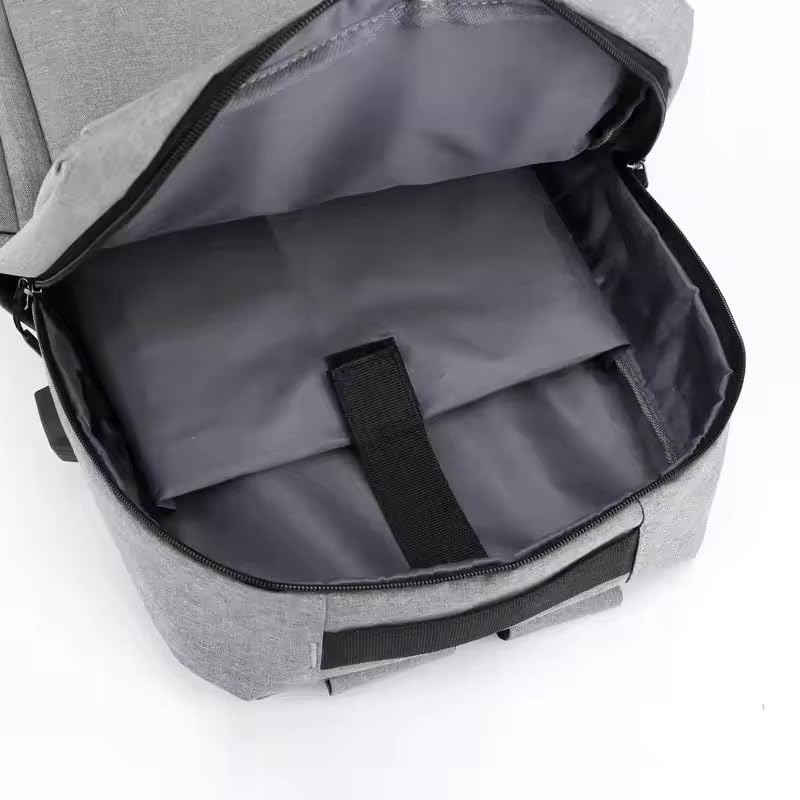 Men's 15.6 Inch Laptop Backpack - Large Capacity Business Computer Bag for Work & Travel - Durable Water-Resistant Backpack for Office Commute, College Students & Outdoor Activities