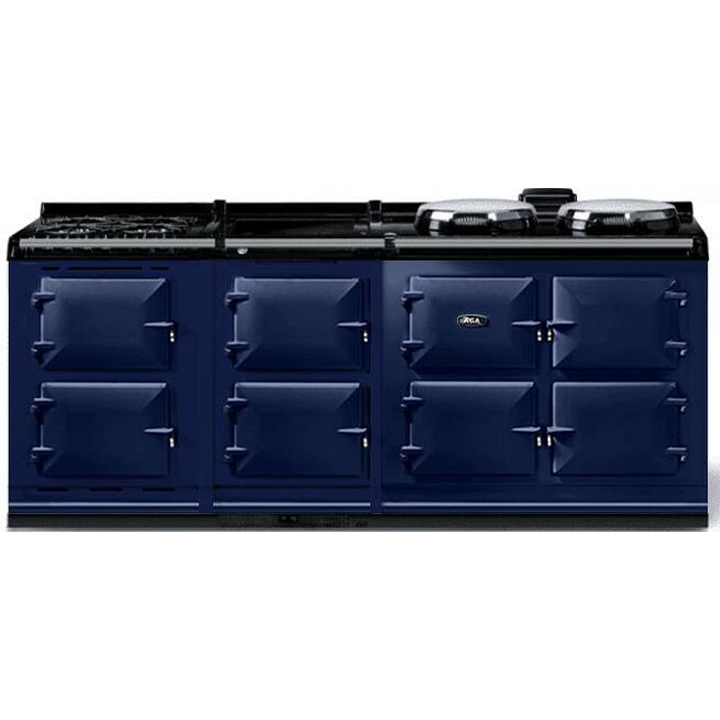 AGA eR7 210 83-Inch Classic Electric Range with Hot Cupboard & Dual Fuel Module - Professional Kitchen Appliance for Home Chefs & Restaurants (Model AER7783WGDBL) | Ideal for Baking, Roasting & Large Family Cooking