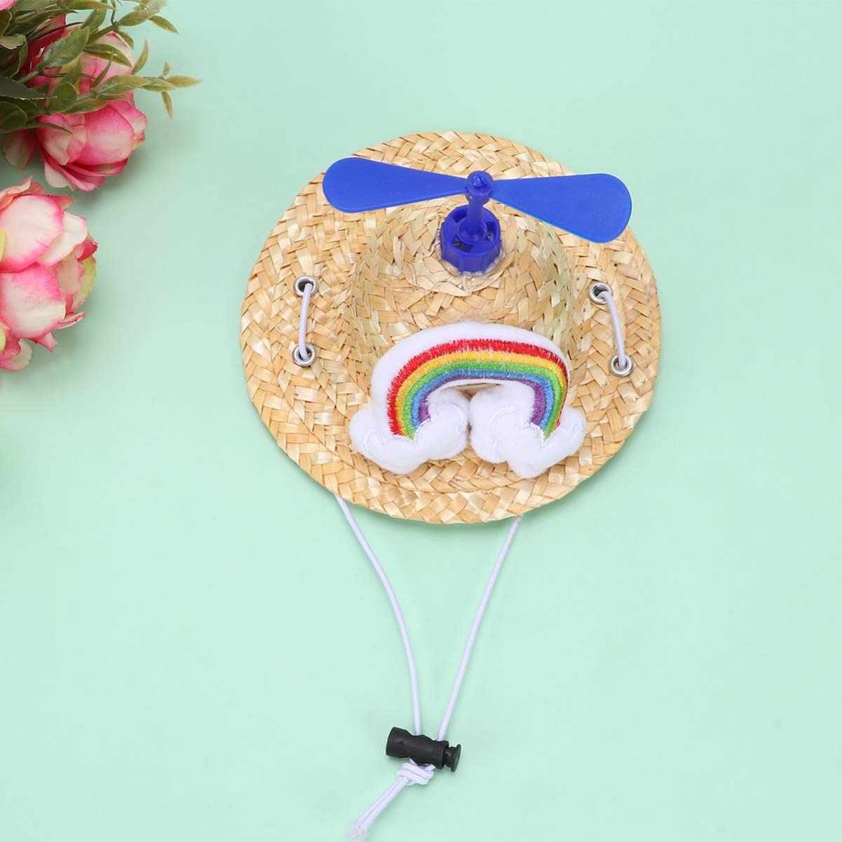 Balacoo Dog Summer Hat - Breathable Straw Dog Sun Hat for Beach & Outdoor - Mexican Fiesta Party Costume Accessory for Small & Large Dogs - Perfect for Pool, Vacation, and Festive Celebrations