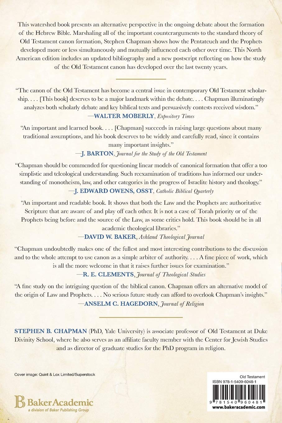 The Law and the Prophets: A Study in Old Testament Canon Formation - Biblical Research for Scholars, Theology Students & Bible Study Groups