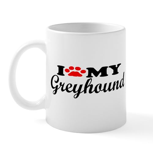 White - Greyhound I Love My Mug