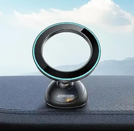 JOYROOM MagSafe Car Mount - All-Metal Magnetic Phone Holder with Stronger Magnet for iPhone 16/15/14/13/12 - Secure Dashboard Phone Mount for Safe Driving & Hands-Free Navigation