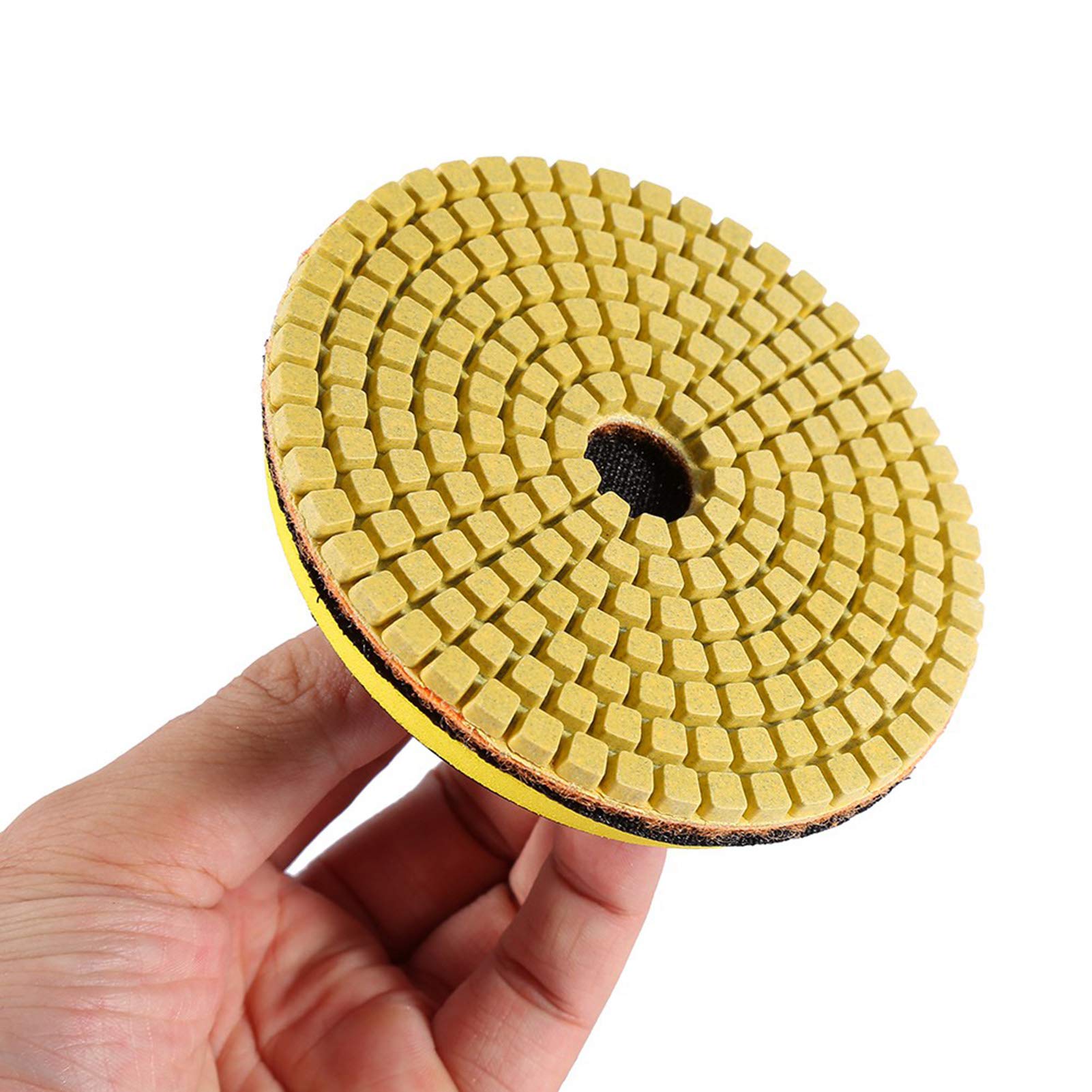 Premium Concrete Polishing Pads & Sandpaper Kit - Wet/Dry Grinding Discs for Floor Refinishing, Countertops & Stone Restoration - Sticky Back Pads for Angle Grinders & Polishers - Ideal for DIY & Professional Use