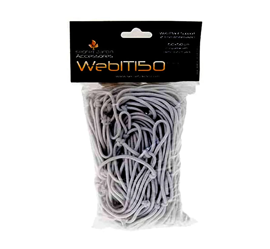 Secret Jardin WebIT Elastic Scrog Net - Durable Plant Support for Indoor Gardening, Hydroponics & Grow Tents - Perfect for Cannabis, Tomatoes & Vertical Growing
