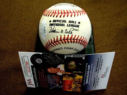 Fay Vincent Pete Rose Signed Baseball JSA Certified - Authentic Autographed MLB Collectible for Sports Memorabilia & Fan Display