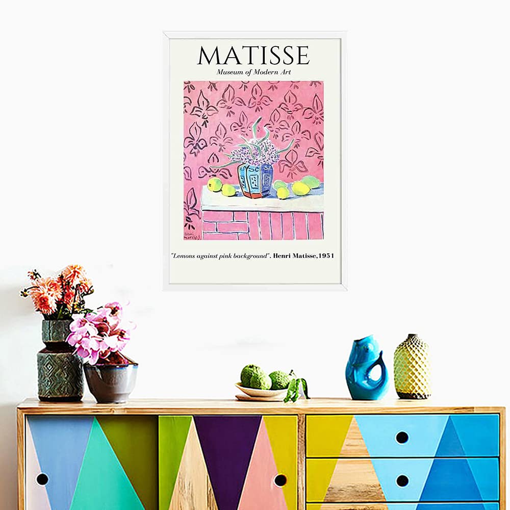 Henri Matisse Wall Art - Farmhouse Decor Canvas Print for Living Room, Bedroom, Bathroom & Kitchen - Unframed 30x42cm - Perfect for Home Decor & Gift Giving