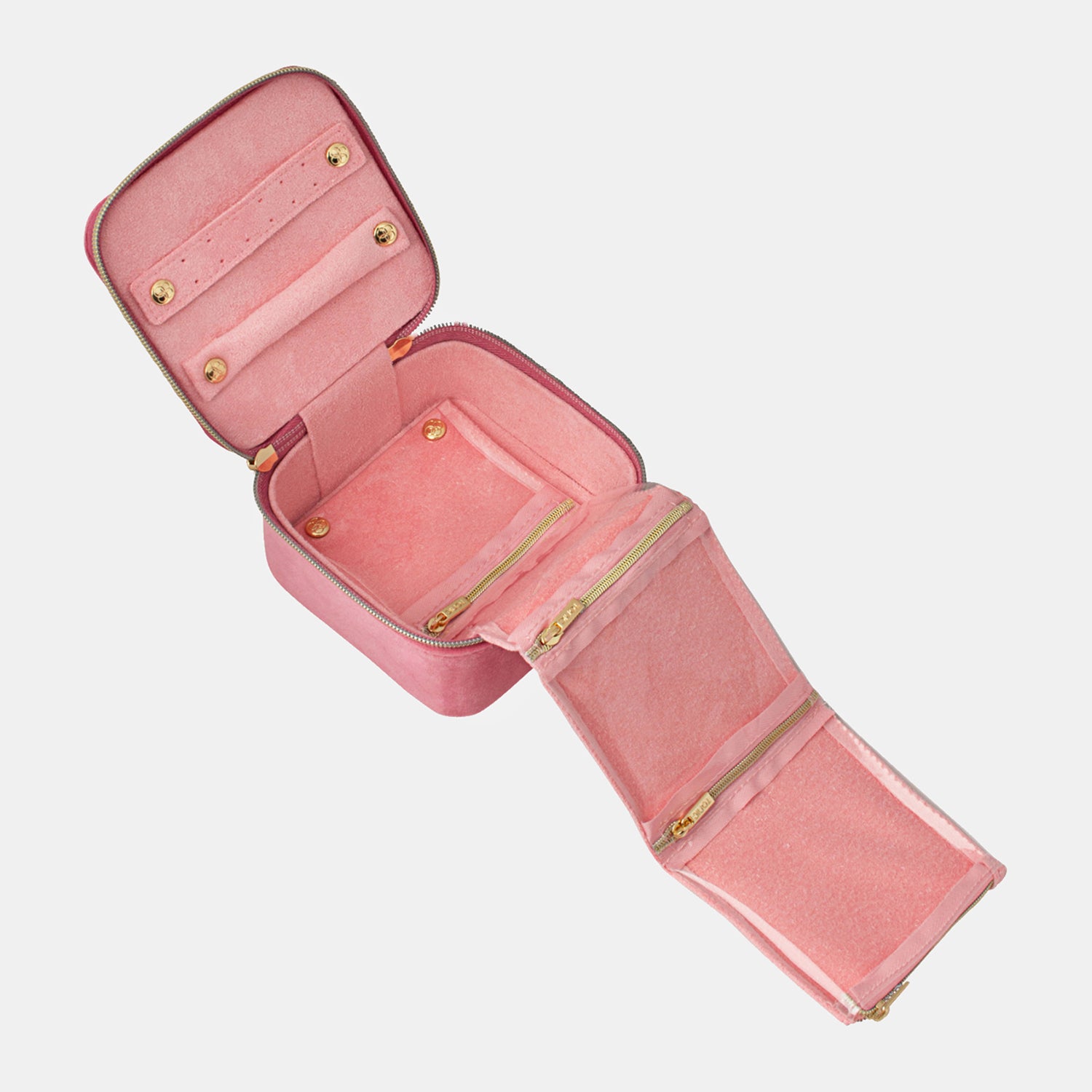 Luxury Velvet Jewelry Box with Coral Design - Perfect for Organizing Rings, Necklaces & Earrings | Elegant Gift for Women & Girls