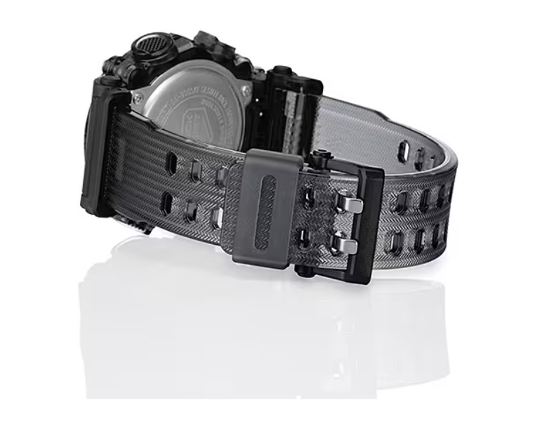 Casio G-Shock GA900SKE-8A Analog-Digital Transparent Gray Watch for Men - Durable Sports & Outdoor Military Style Timepiece