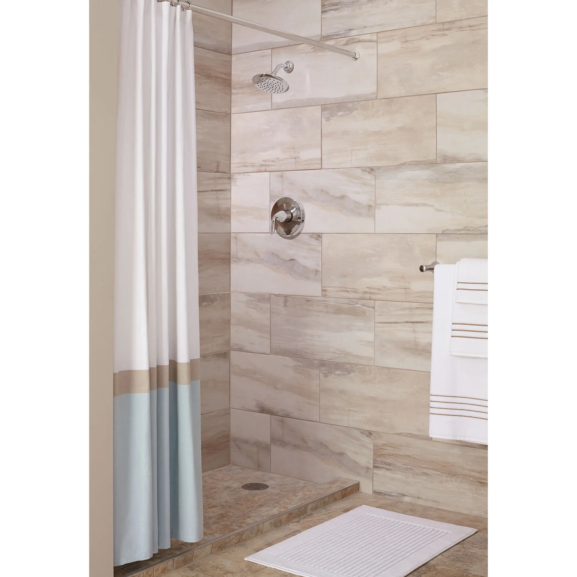 Fluent 2.5 GPM Shower Trim Kit with Lever Handle - Modern Bathroom Faucet Set for Spa-Like Shower Experience | Perfect for Home Renovation & Luxury Bathroom Upgrade