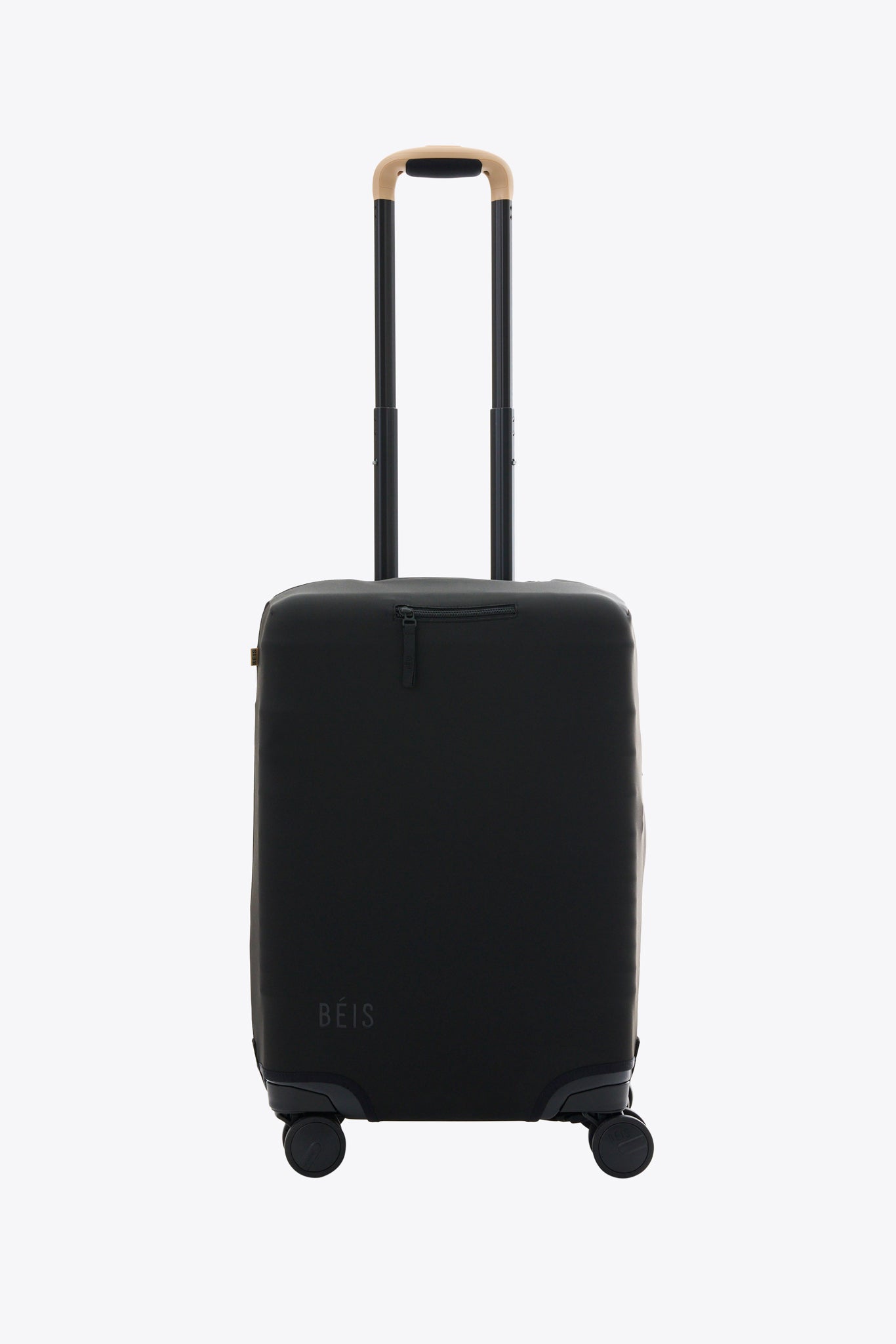 Black Carry On Luggage Cover - Waterproof & Scratch-Resistant Travel Suitcase Protector for Airplane, Train & Bus Trips