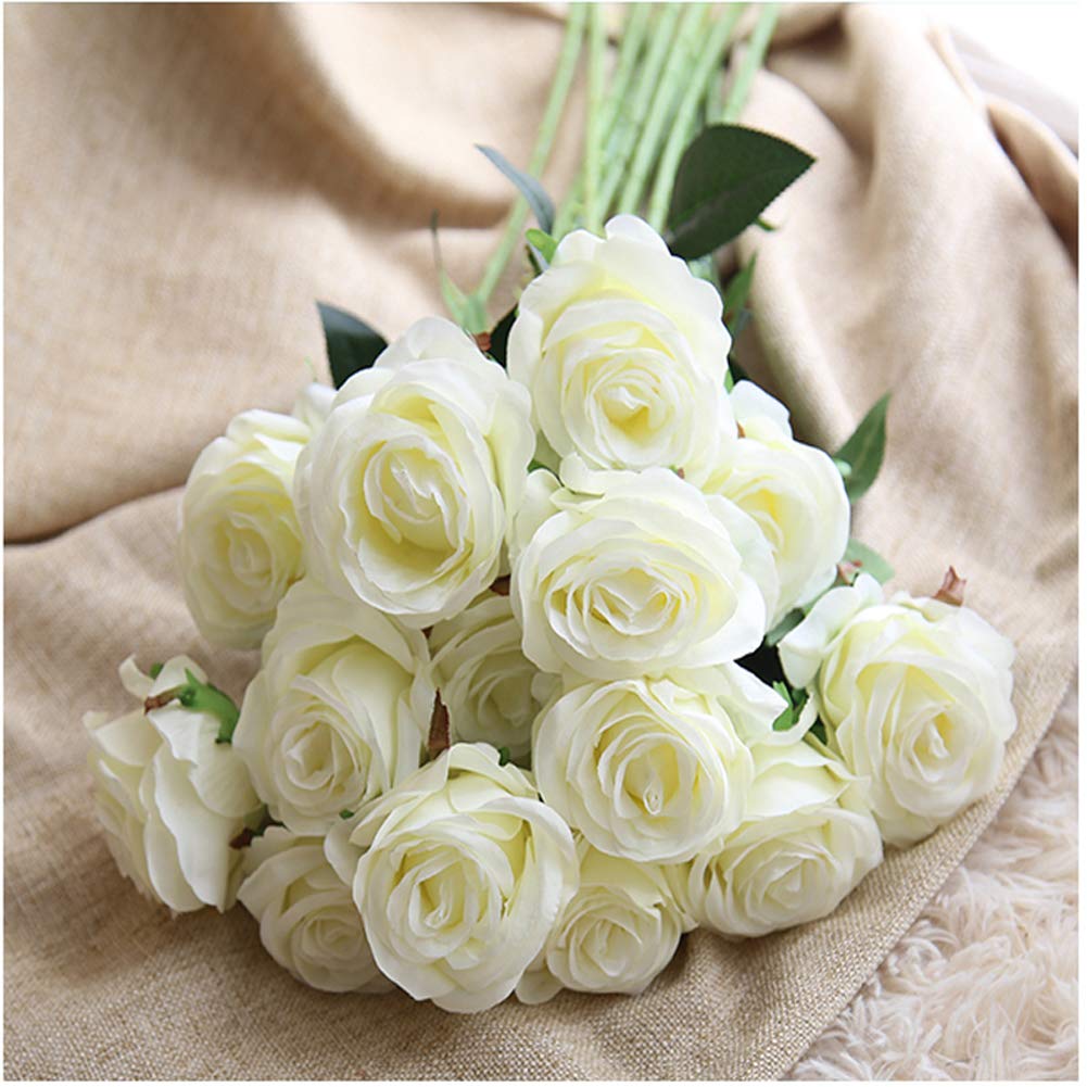 AMZALI Realistic Artificial Roses - 24