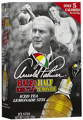 Arizona Arnold Palmer Half & Half Iced Tea Lemonade Drink Mix - 1.27oz Box (10 Sticks) - Refreshing Summer Beverage for Home, Office & Outdoor Activities
