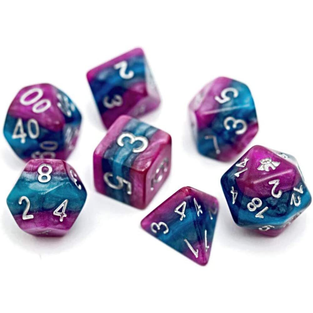 Gate Keeper Games Reality Shard Dice Set - Vibrant Multi-Colored Thought Dice for Tabletop RPGs, D&D, and Board Game Enthusiasts | Perfect for Character Creation, Storytelling & Game Nights