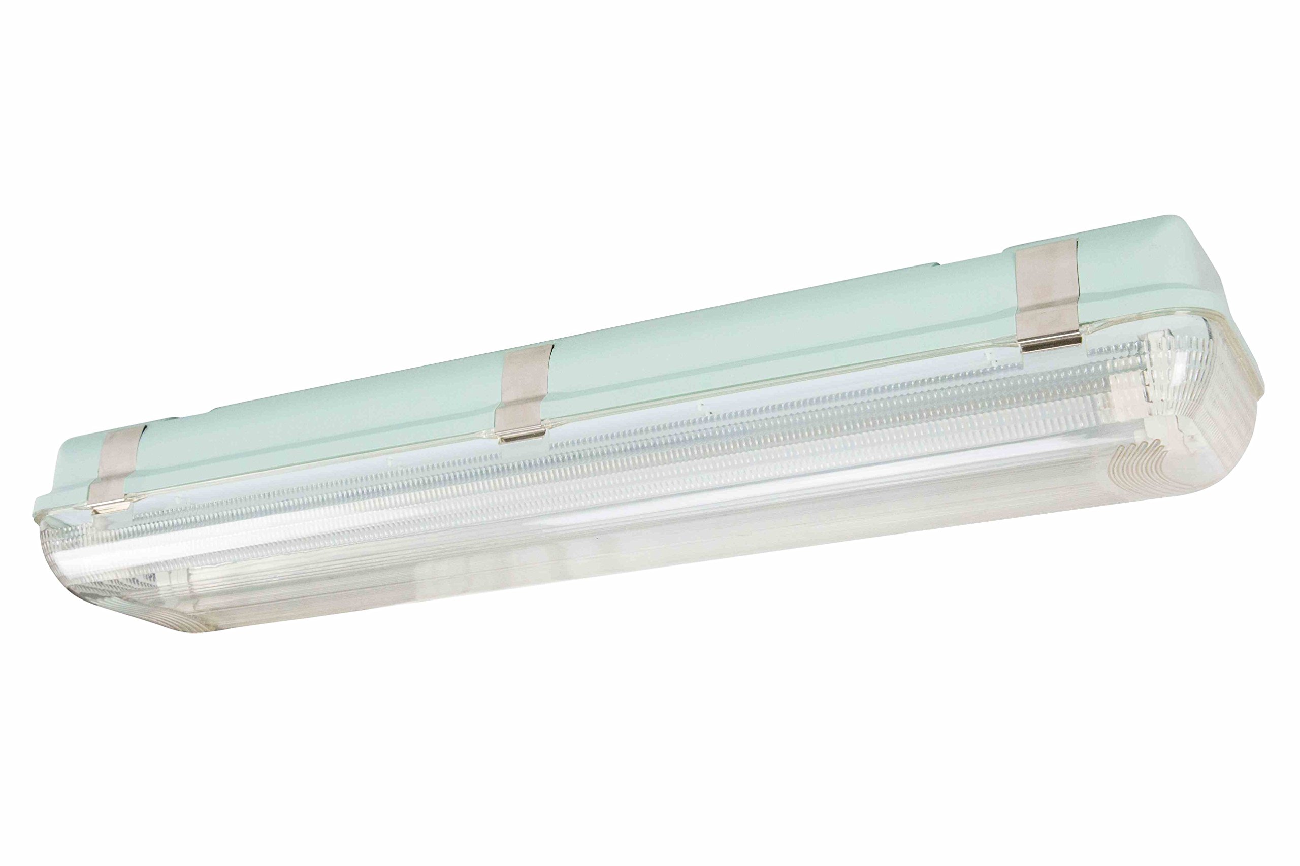 Larson Electronics GVP-24-2L-LED Vapor Proof 4500K LED 2 Foot Light Fixture - 120/277VAC Waterproof Lighting for Outdoor, Garage, Warehouse & Industrial Use