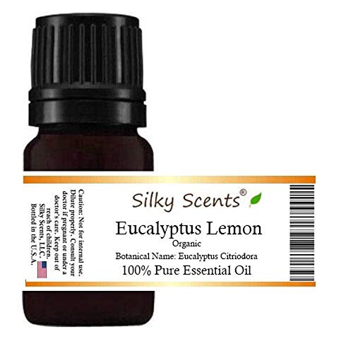 Organic Eucalyptus Citriodora Essential Oil (Lemon Eucalyptus) 100% Pure Natural - 5ml for Aromatherapy, Diffuser & Skin Care