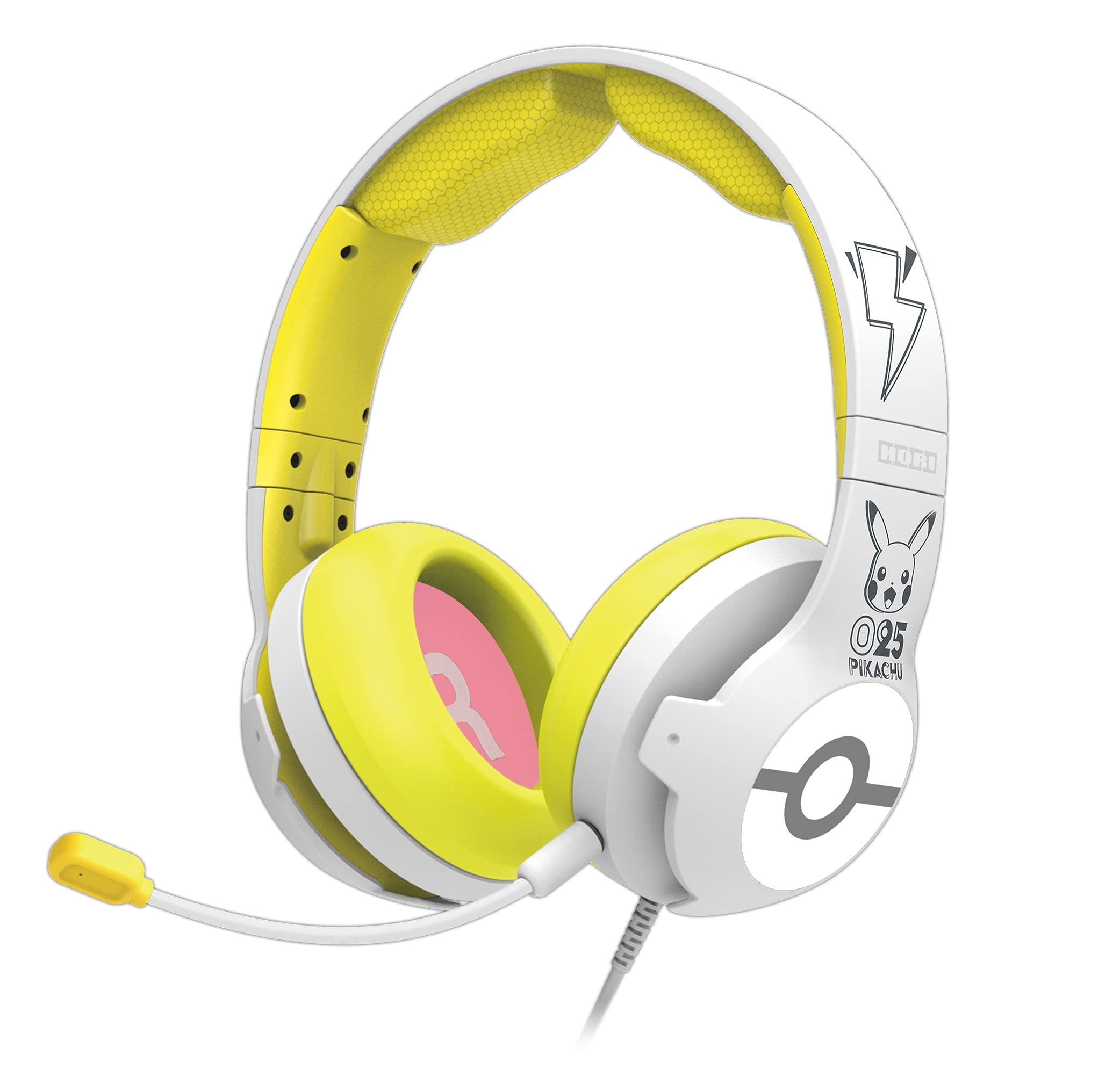 Nintendo Switch Gaming Headset with Pikachu Design - Officially Licensed by Nintendo & Pokemon - Compatible with Switch & Switch Lite - Perfect for Gaming, Streaming & Online Chat