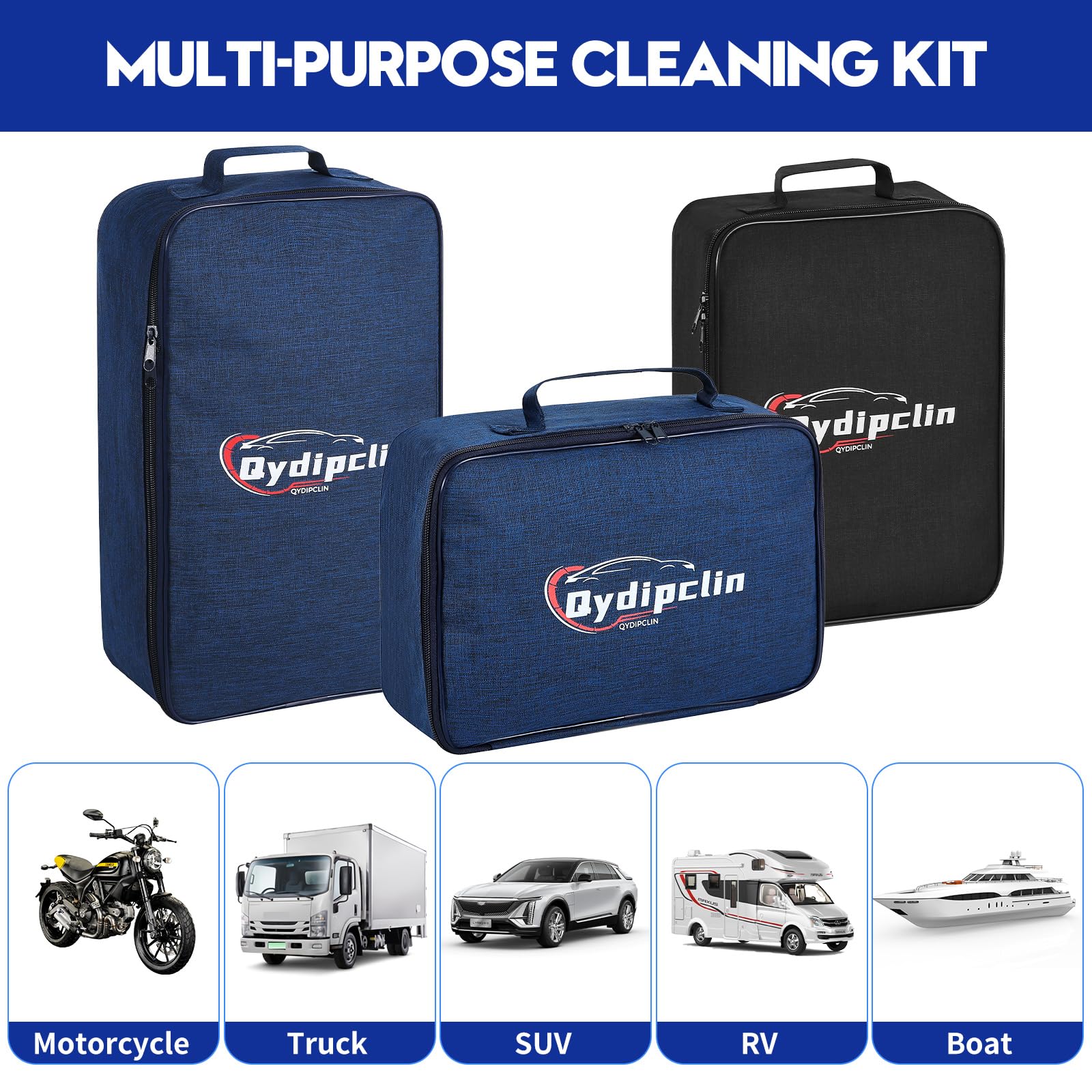 24Pcs Car Detailing Kit - Professional Interior & Exterior Cleaning Tools for Wheels & Car Care