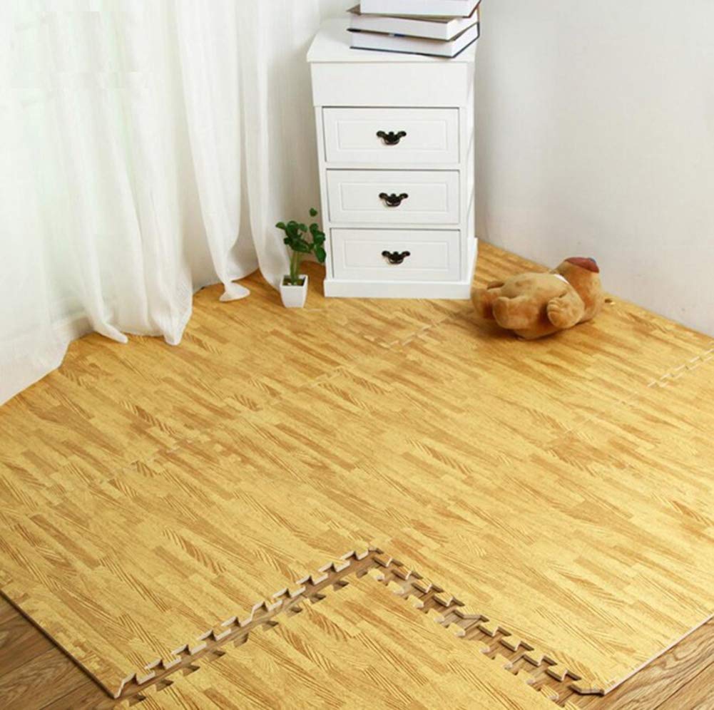 Interlocking Foam Floor Tiles Puzzle Exercise Mat - 24pcs (1.2cm Thick) for Trade Shows, Exhibits, Conventions, Playrooms, Yoga & Home Gym - Non-Slip, Durable, Easy to Clean - Perfect for Kids Play Area, Home Fitness & Commercial Flooring