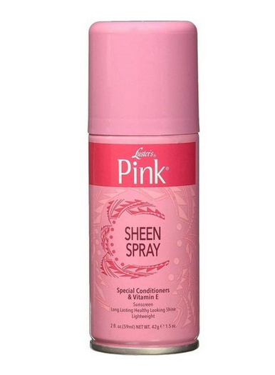 Pink Sheen Spray 2 oz - High Shine Hair & Body Glitter Spray for Parties, Cosplay & Festivals - Perfect for Halloween, Raves & Special Events