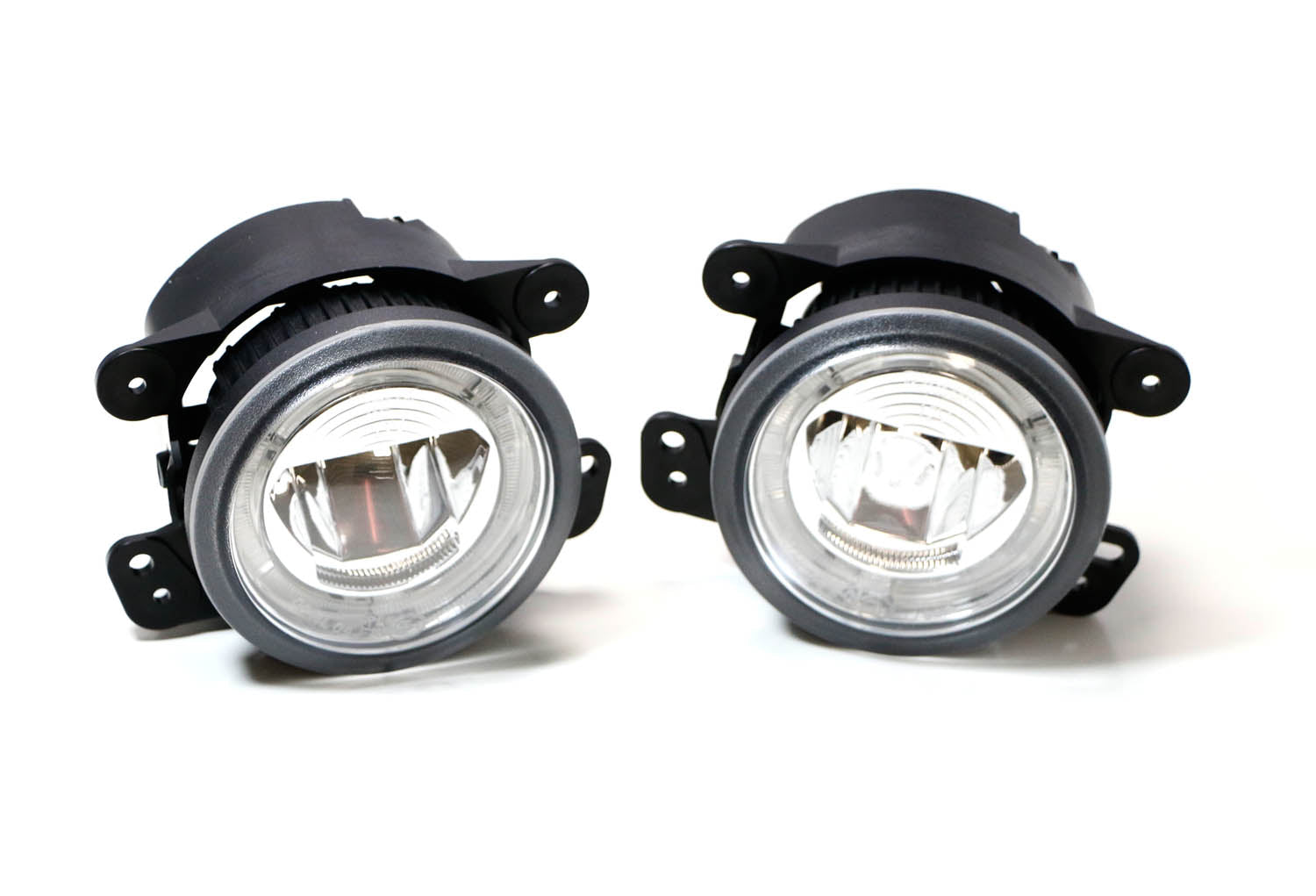 20W CREE LED Halo Ring Daytime Running Lights & Fog Lamps for Jeep Dodge Chrysler - Durable Off-Road Lighting for Trucks & SUVs
