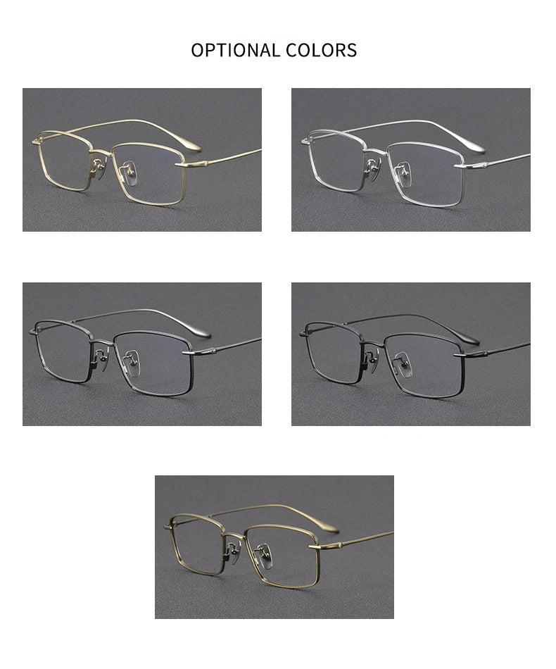 Stylish Black Unisex Square Full Rim Eyeglasses Frame 42175 - Perfect for Reading, Work & Fashion Accessories