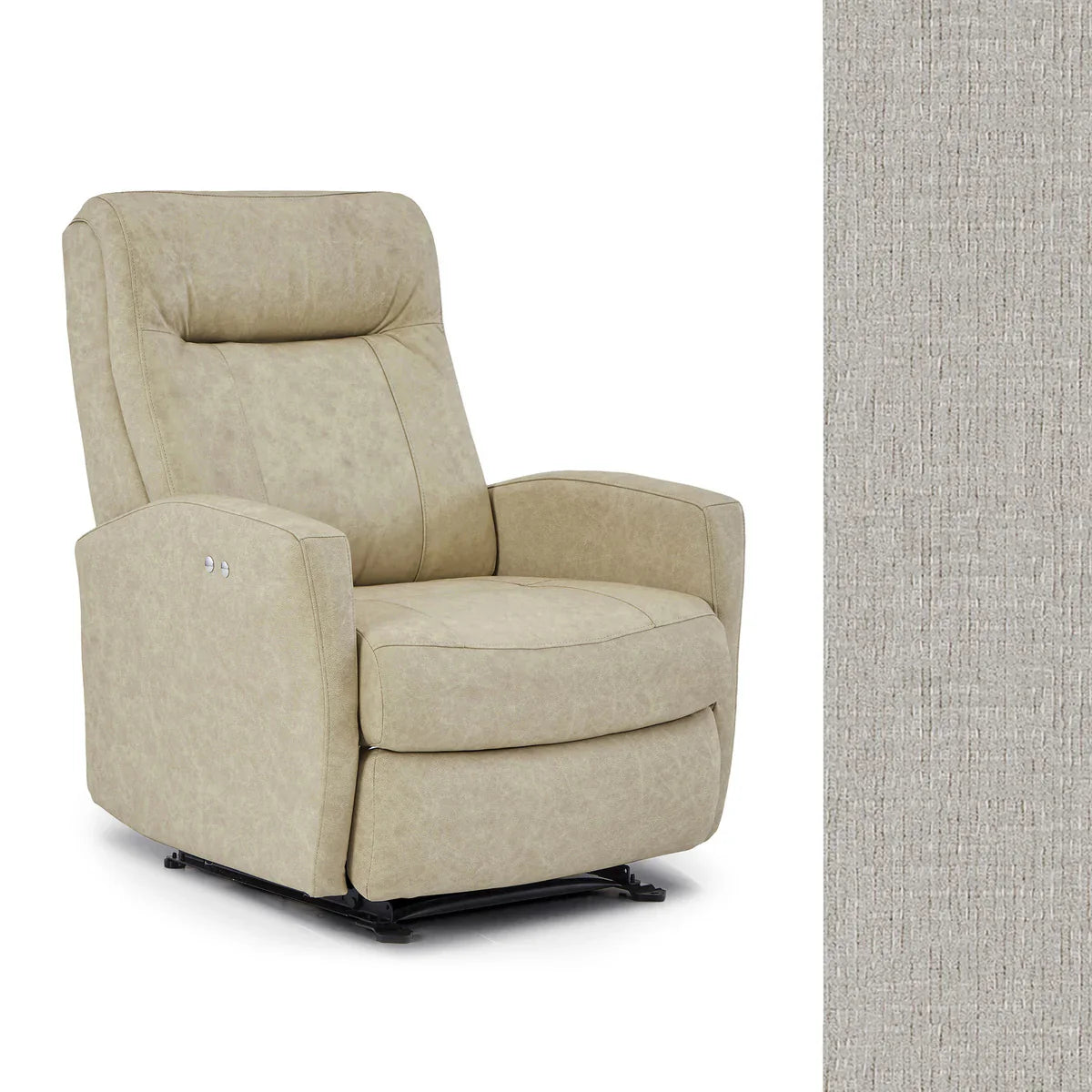Best Costilla Power Swivel Glider Recliner Chair - Ergonomic Massage & Heated Living Room Chair for Home Theater, Nursery, Bedroom Relaxation