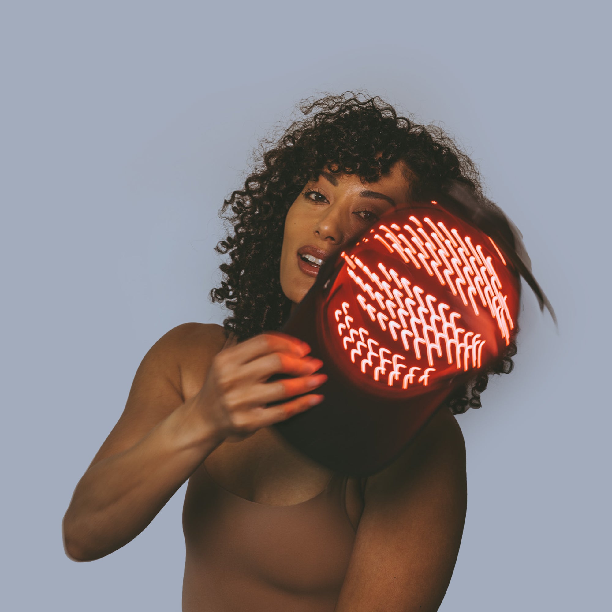 Higherdose Red Light Therapy Hat for Face & Scalp - Portable LED Light Therapy Device for Skin Rejuvenation & Hair Growth - Perfect for Home Use & Travel