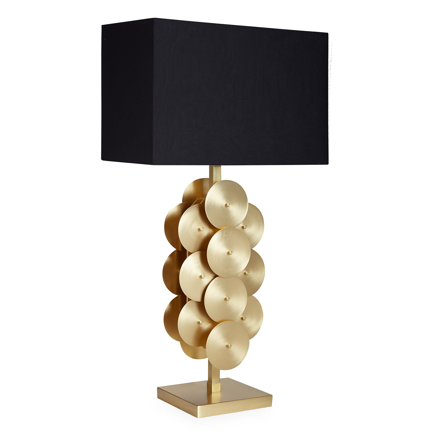 Modern Geometric Puzzle Circles Table Lamp - 3D LED Night Light for Bedroom, Living Room, Office Decor - Warm White Ambient Lighting for Relaxation & Focus
