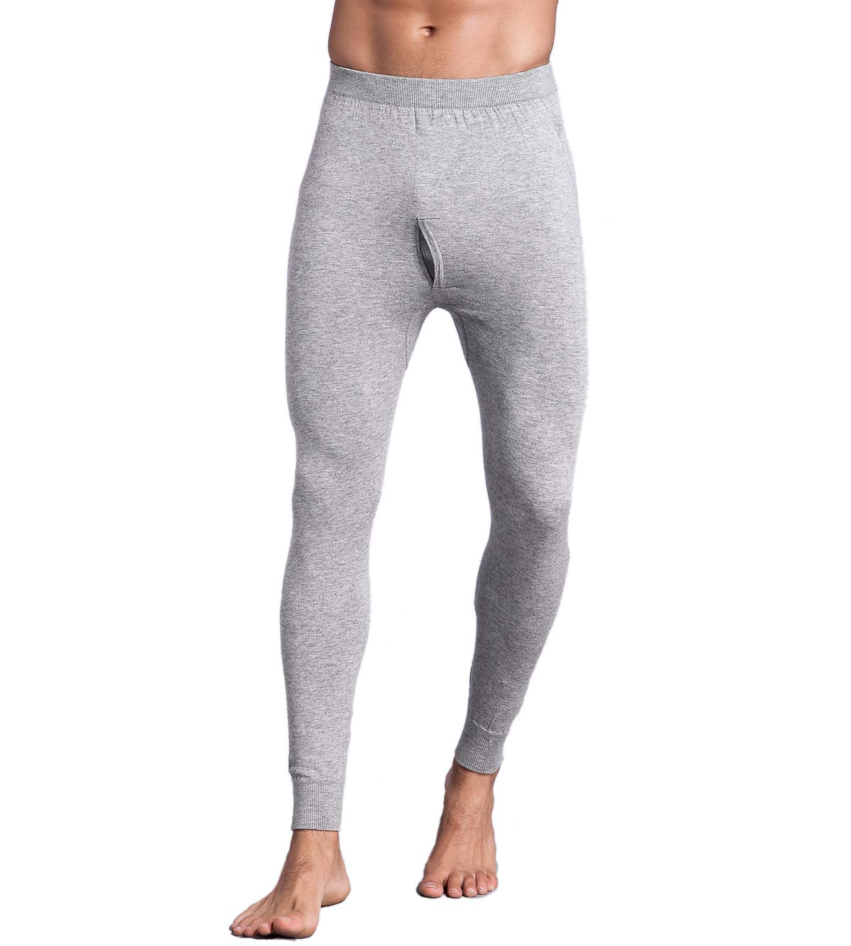 ZHILI Men's Thermal Underwear Leggings - Soft, Comfortable & Warm Base Layer Pants for Winter, Hiking, Running & Outdoor Activities