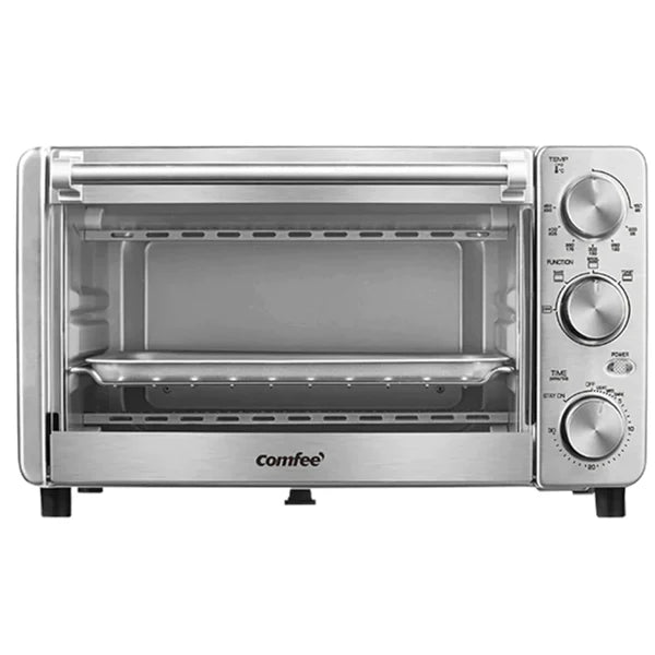 Comfee CFO BG12(SS) 4-Slice Stainless Steel Toaster - Perfect for Breakfast, Brunch & Quick Snacks at Home or Office