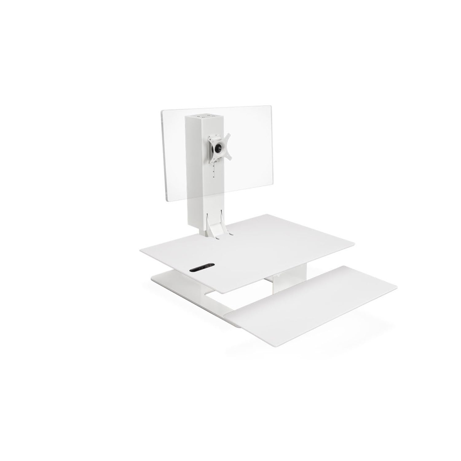 Uplift E7 Electric Standing Desk Converter - White for Home Office