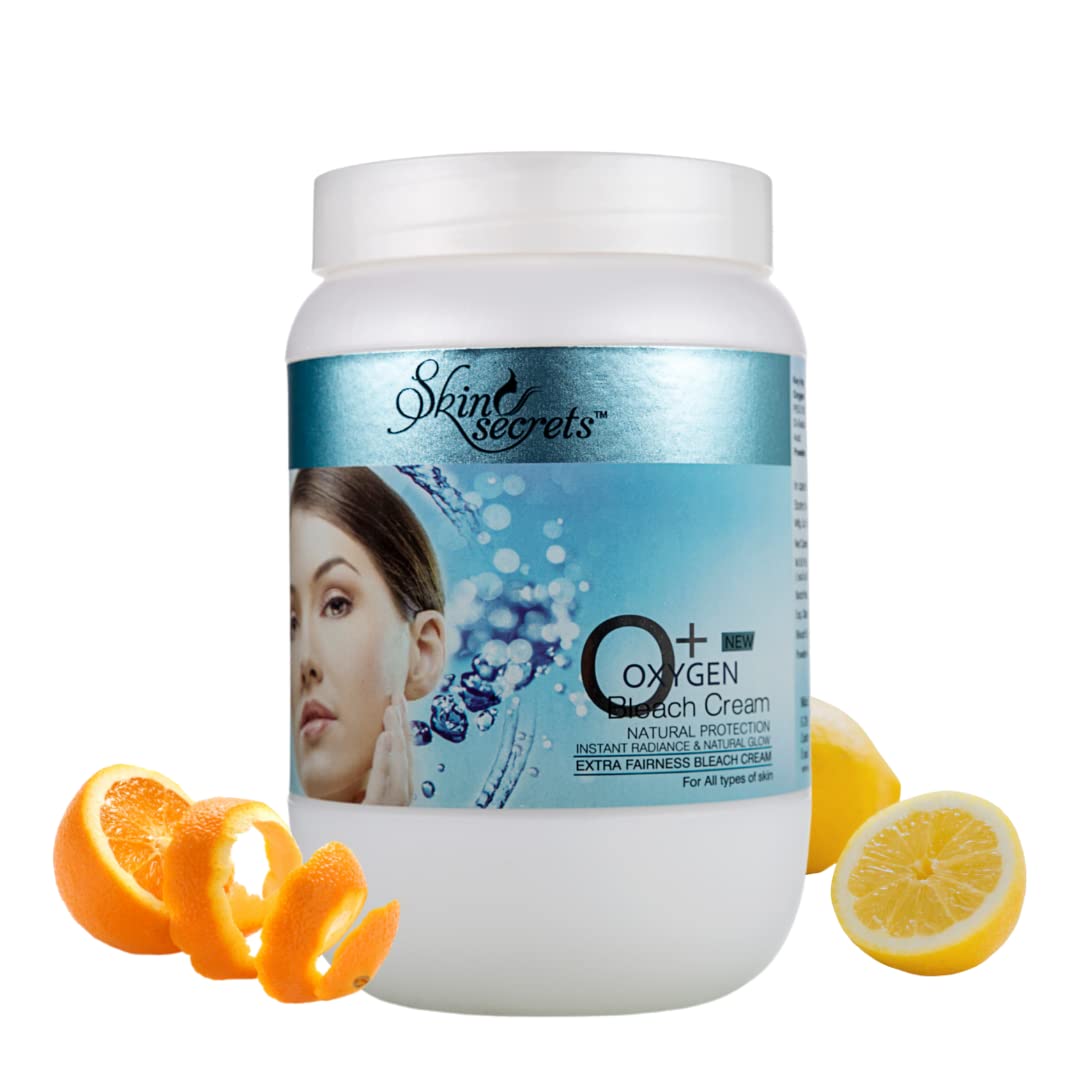 Skin Secrets Oxygen Bleach for Dead Skin & Blackheads Removal | Hydrating & Brightening Facial Treatment (1kg) | Perfect for Acne-Prone Skin & Blackhead Removal at Home