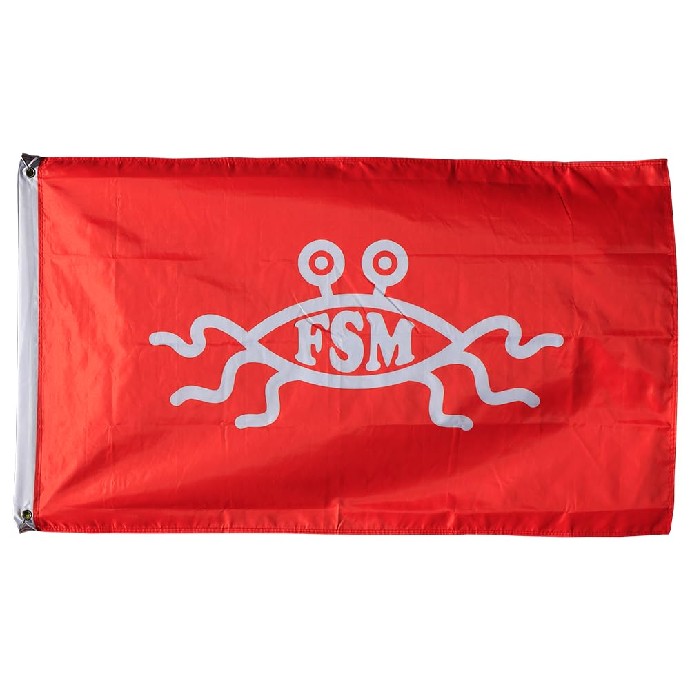 Large Flying Spaghetti Monster Flag - Funny Novelty Decor for Home, Office & Parties | Perfect for Halloween, Cosplay & Geek Culture Events