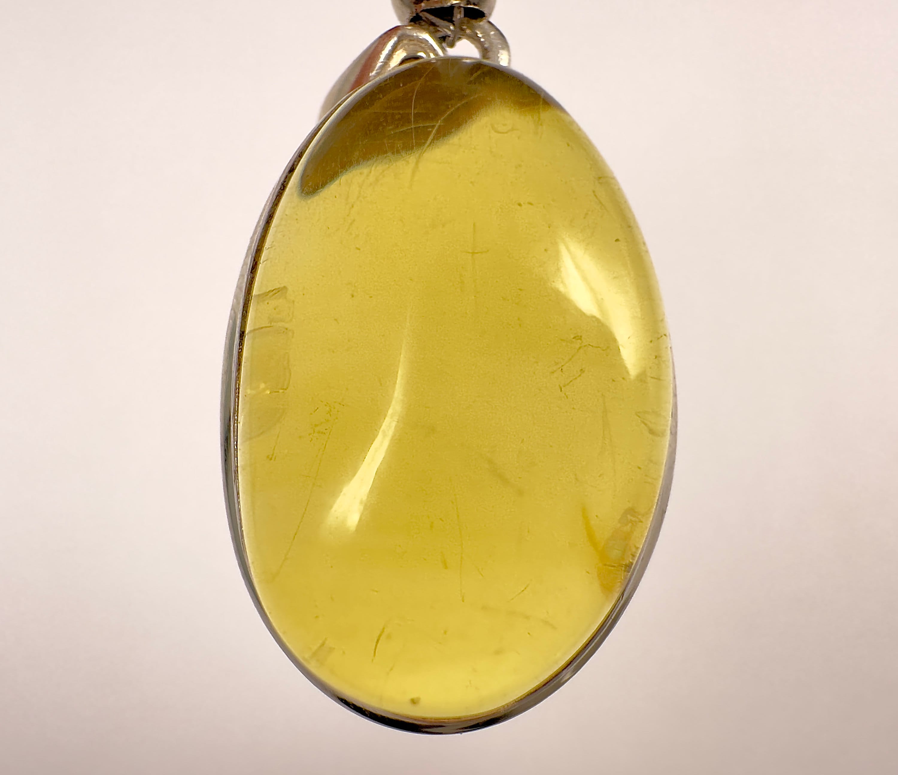 AAA Grade Amber Pendant in Sterling Silver with Healing Crystal - Elegant Fine Jewelry for Women | Perfect for Meditation, Energy Healing & Fashion Accessories