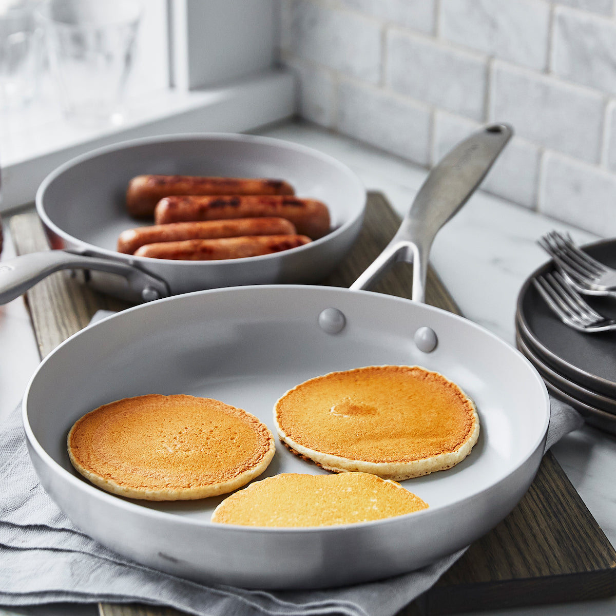 Venice Pro Ceramic Nonstick 10-Piece Cookware Set - Non-Toxic, PFOA-Free Pots and Pans for Healthy Cooking | Perfect for Frying, Sautéing, Boiling & Baking | Ideal for Home Chefs & Professional Kitchens