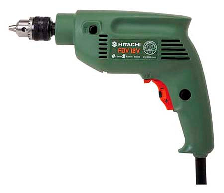 Hitachi FDV12V 50Hz 220V Heavy Duty Impact Drill - Powerful Corded Electric Hammer Drill for Concrete, Metal, Wood - Ideal for Construction, Home Renovation & DIY Projects