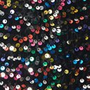 Vintage 1970s Black & Rainbow Sequin Gillian Jumpsuit - Retro Disco Party Outfit for Women, 70s Costume for Halloween & Theme Parties