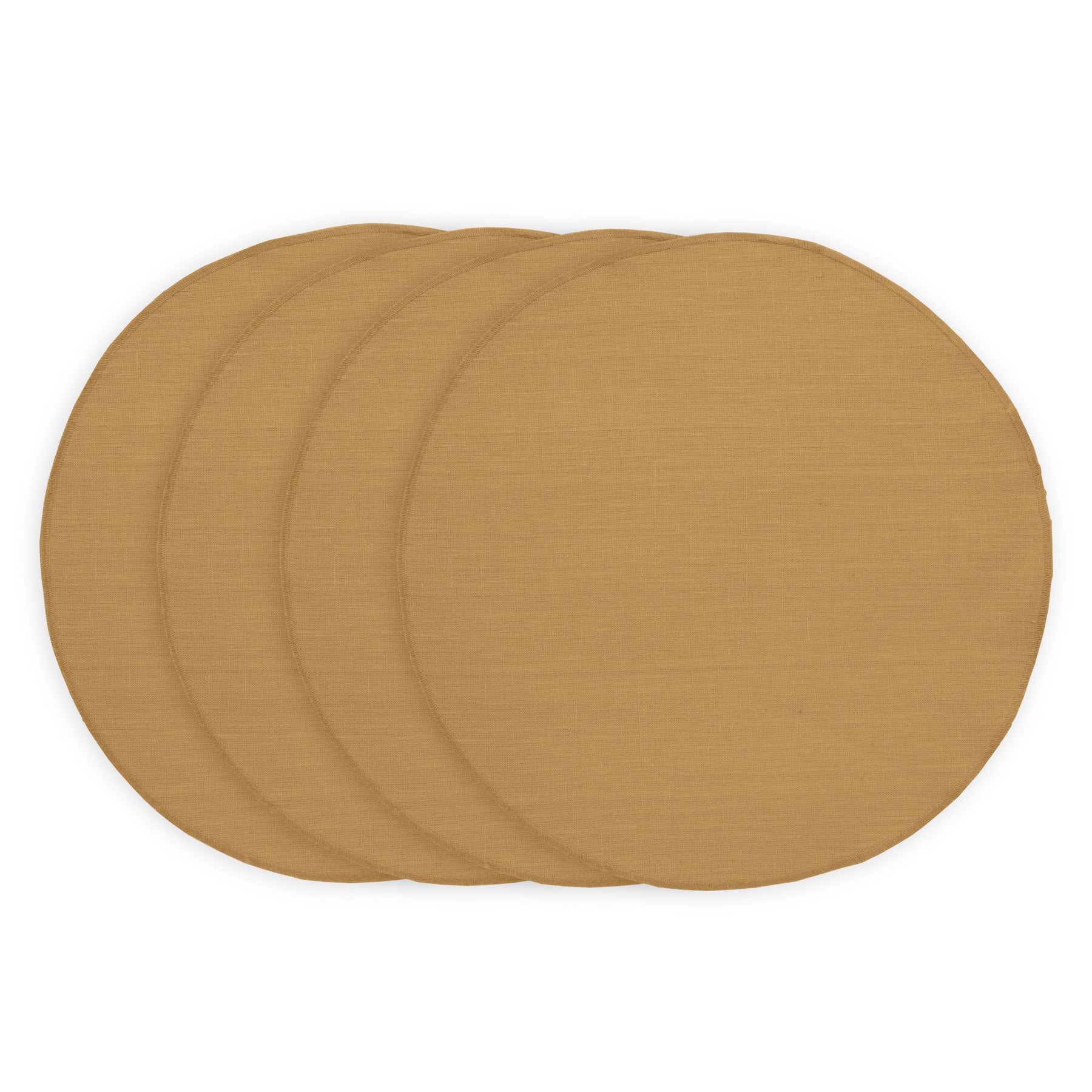 Premium Round Placemats Set of 4 - Non-Slip Heat Resistant Table Mats for Dining & Decor - Perfect for Dinner Parties, Holidays & Everyday Use