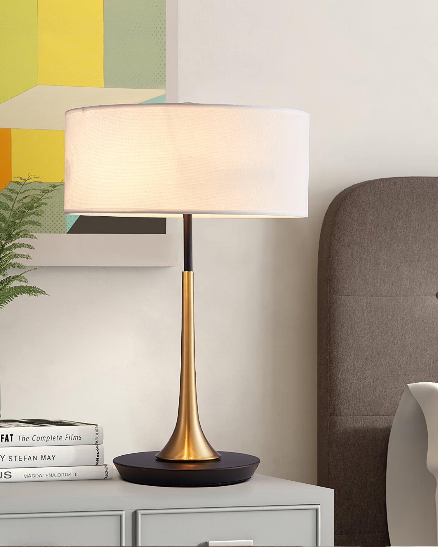 Modern Dana Table Lamp - Adjustable LED Desk Light for Home Office, Bedroom & Study - Stylish Nightstand Lighting for Reading & Decor