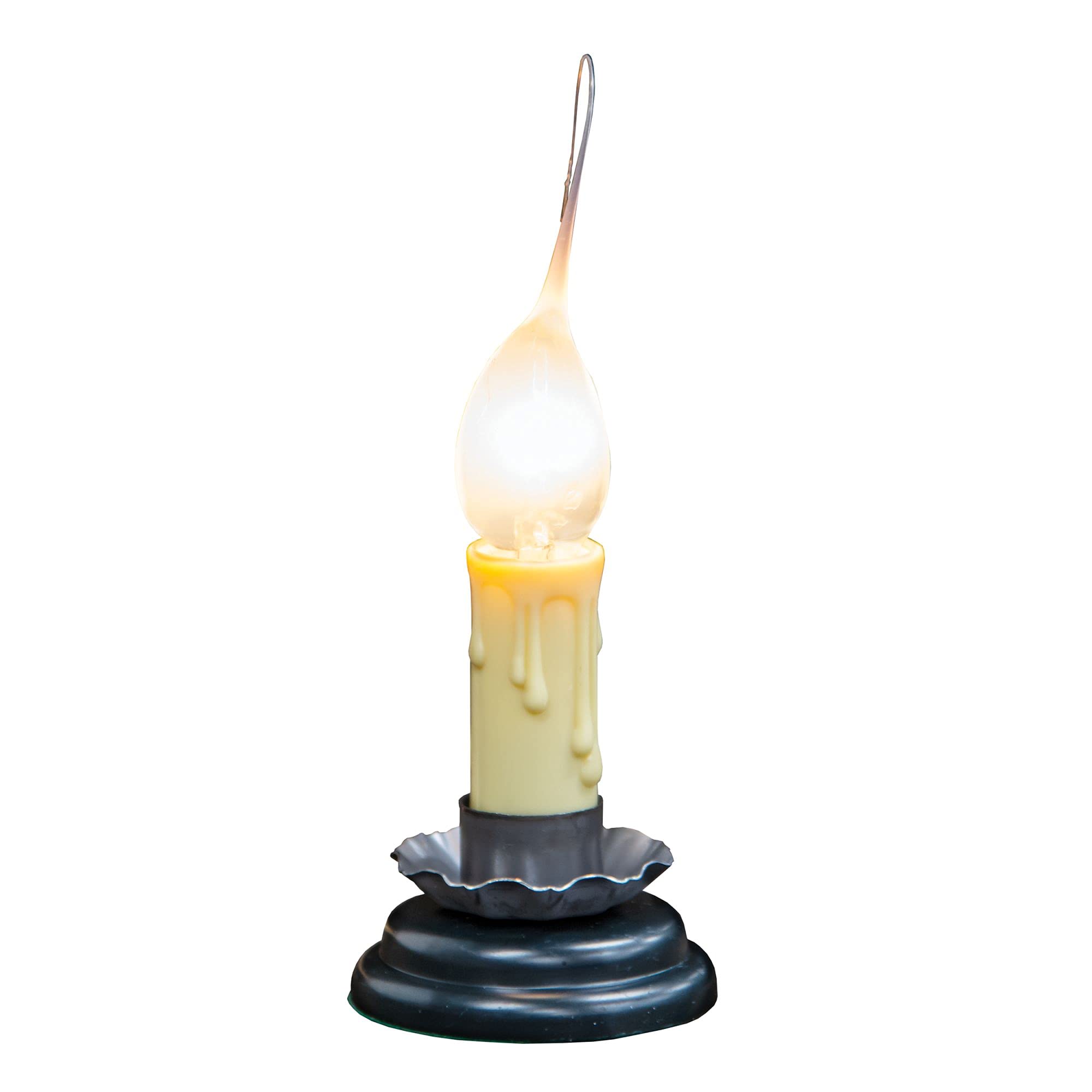 Electric Country Candle Lamp with Silicone Bulb - 2.5 Inch Rustic Decor for Home, Farmhouse, Wedding & Holiday Lighting | CWI Gifts Darice 6201-83