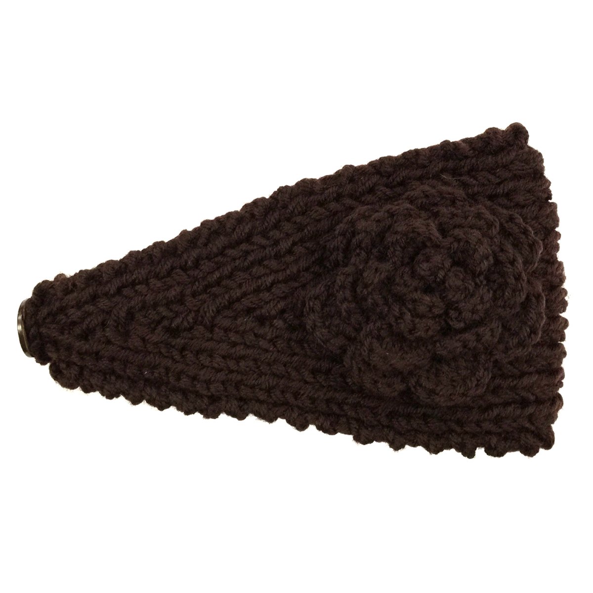 Wrapables Winter Hand Knit Floral Headband for Women - Soft Stretchy Knitted Head Wrap - Perfect for Cold Weather, Outdoor Activities & Fashion Accessories