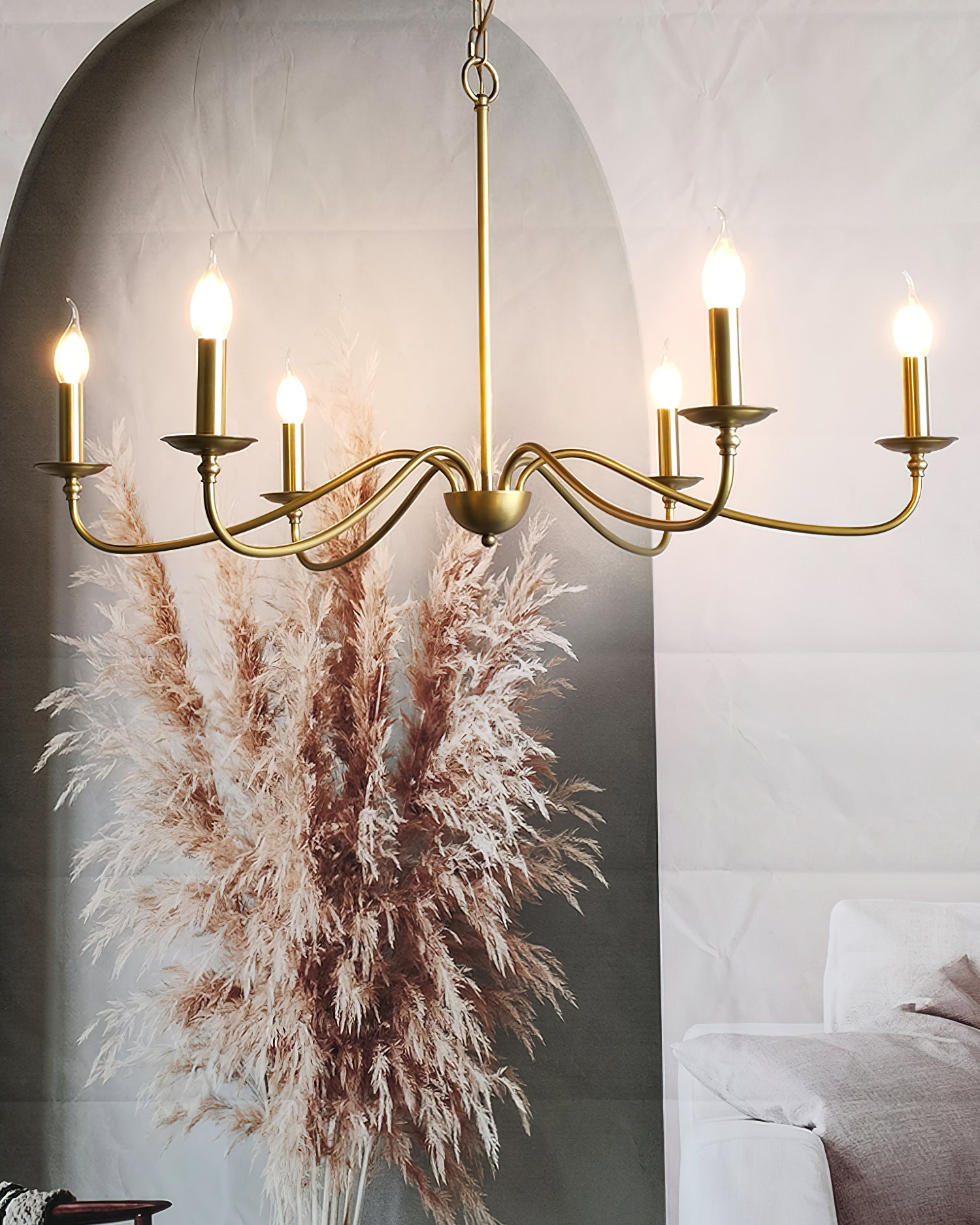 Elegant Eleanor Crystal Chandelier - Modern Ceiling Light Fixture for Dining Room, Bedroom & Living Room Decor