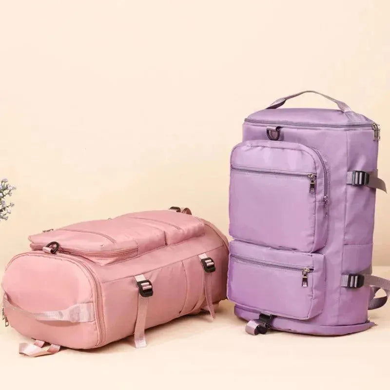 Stylish Waterproof Women's Travel Backpack - Lightweight Durable Carry-On for Hiking, Commuting & Airplane Travel