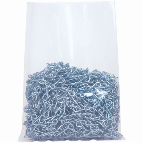 6 Mil Flat Poly Bags - Clear Plastic Packaging Bags for Shipping, Storage & Protection - SHPPB8635 (100 Pack) - Ideal for Ecommerce, Retail & Food Packaging