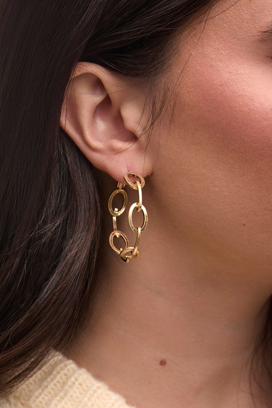 Stylish Progression Earrings for Women - Trendy Dangle Hoop Earrings for Everyday Wear - Perfect for Office, Party & Casual Outfits