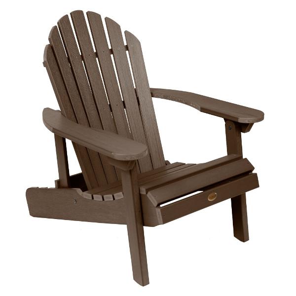 Hamilton Outdoor Folding & Reclining Adirondack Chair - Portable Patio Lounge Chair for Backyard, Poolside & Beach - Weather-Resistant Comfort for Relaxing Outdoors