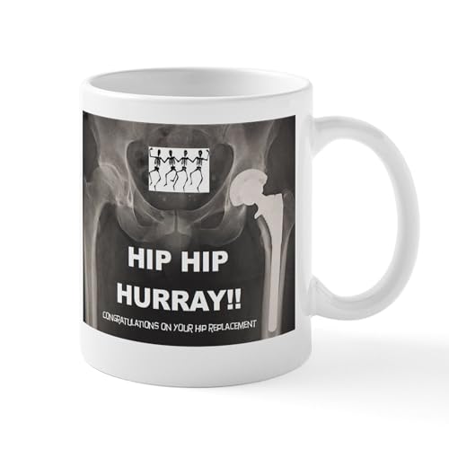 White - Hip Hip Hurray Congratulations On Your Hip Repla