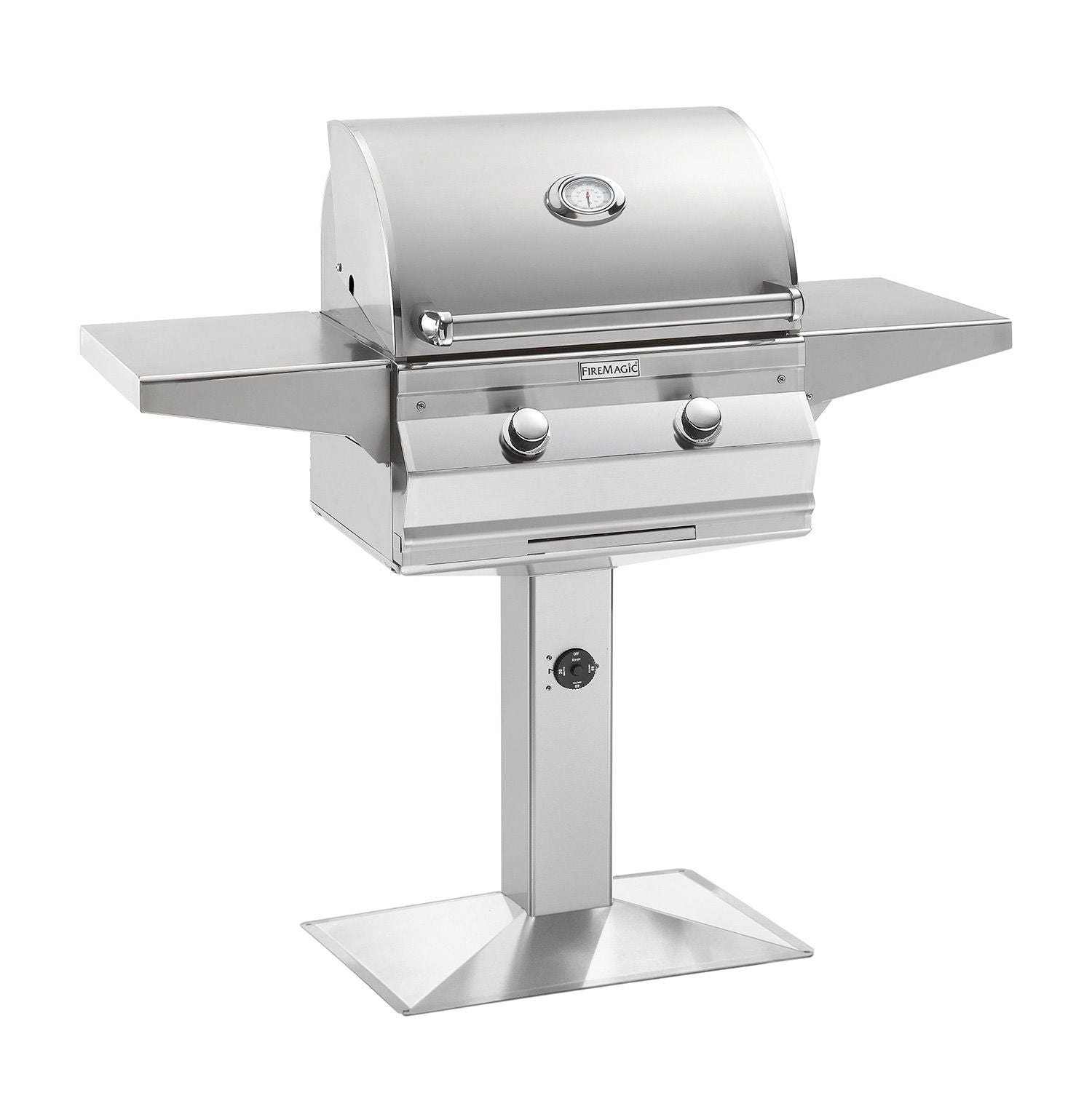 Fire Magic Multi User CM430s Choice 24 Inch Gas Grill on Post - Premium Outdoor BBQ Grill for Backyard, Patio & Camping - Perfect for Family Gatherings & Summer Cookouts