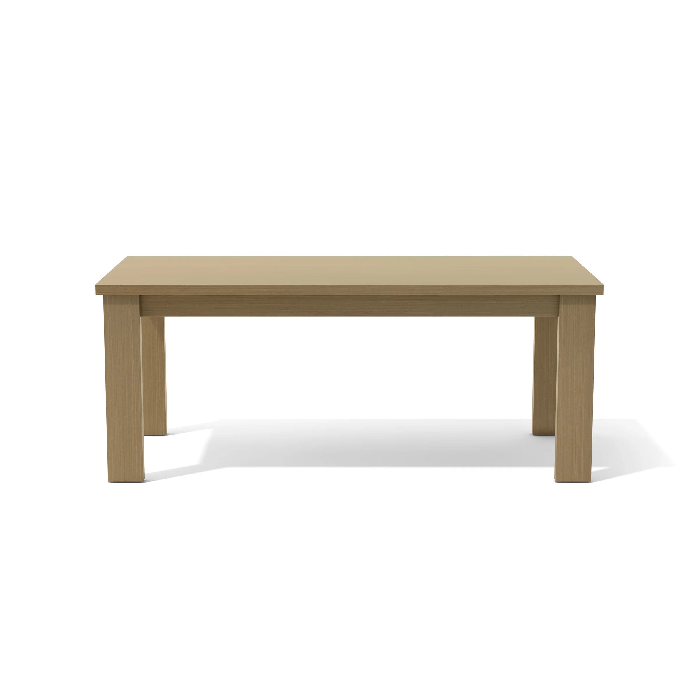 Anderson Teak Brentford Light Brown Dining Table - Solid Teak Wood Outdoor Patio Furniture for Garden, Deck, Poolside & Backyard Dining