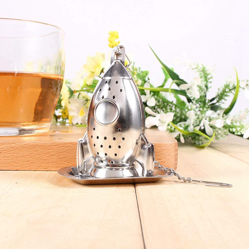 GLOGLOW Cute Stainless Steel Tea Infuser - Loose Leaf Tea Strainer Filter for Herbal & Spice Teas | Perfect for Home, Office & Tea Lovers | BPA-Free & Easy to Clean